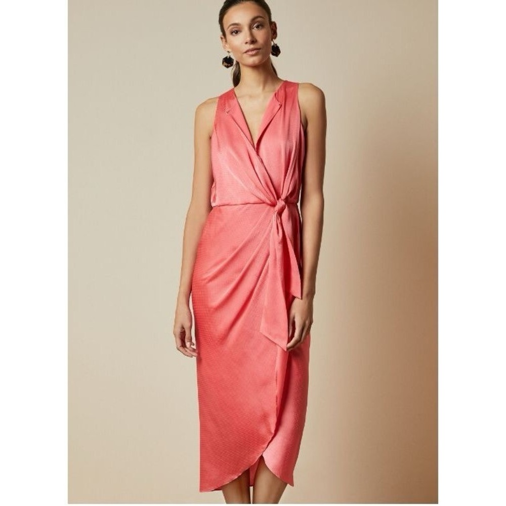 Ted Baker Pink Midi Dress